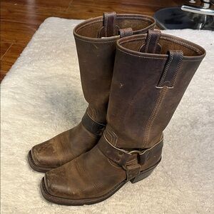 Frye harness boots western boots